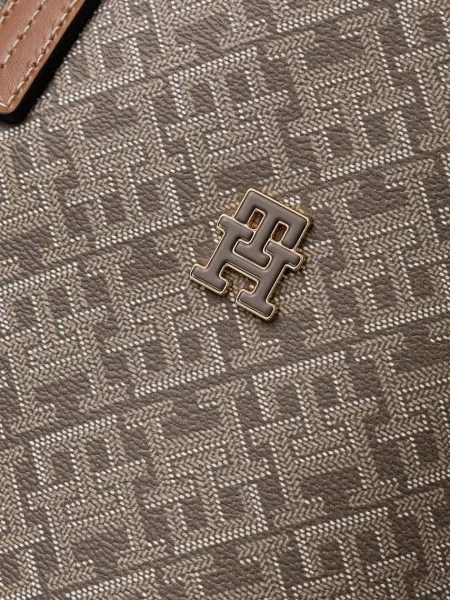 Tommy Hilfiger шопинг чанта дамска бежово