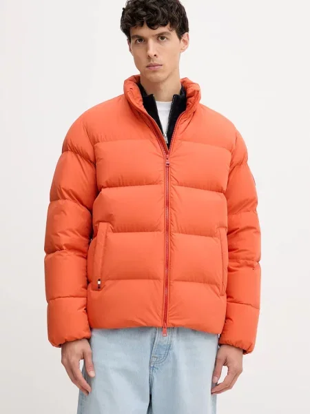 Tommy Hilfiger geacă de puf portocaliu