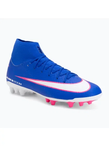 Ghete de fotbal pentru bărbați Nike Mercurial Superfly 10 Academy AG racer blue/white alb