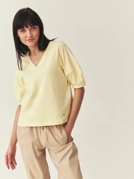 TATUUM Tricou Beesa 1 deschis galben