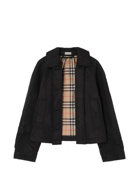 Matlasat geacă Burberry negru