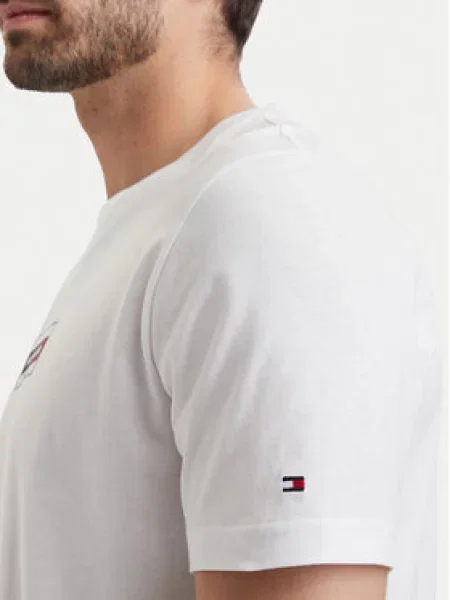 Tommy Hilfiger Majica Brand Love bela
