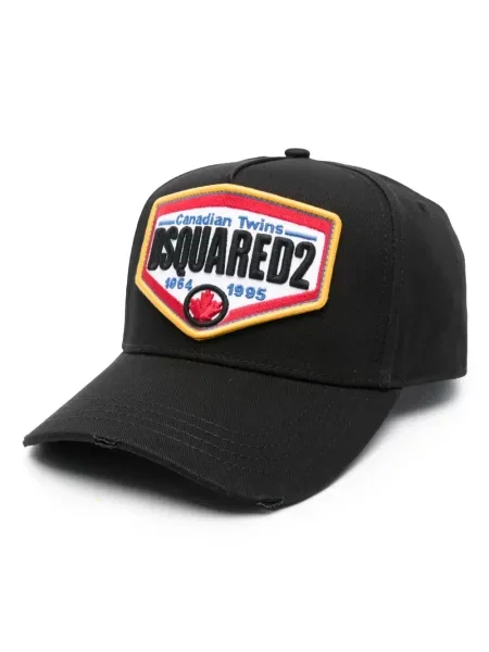 Șapcă Dsquared2 cu broderie negru