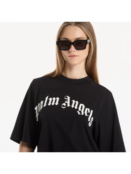 Tričko Palm Angels s autogramom biela