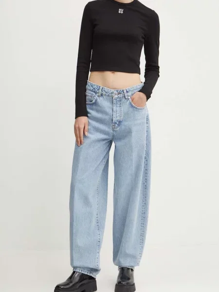 Džíny Won Hundred high waist černé