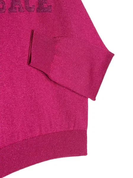 Sweter dziecięcy Versace różowy
