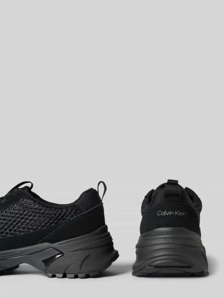 Buty Calvin Klein Hike Runner Lace Up Techmix triple black czarne