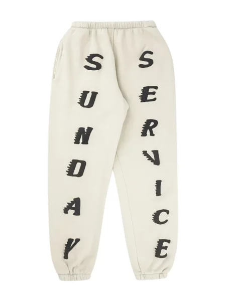 Pantaloni Kanye West alb
