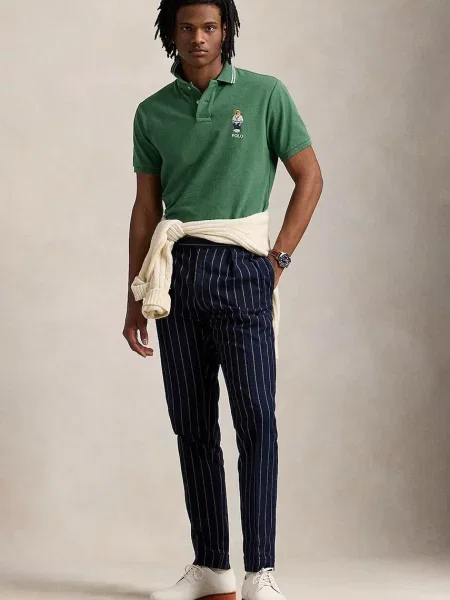 Polo Ralph Lauren póló sima zöld