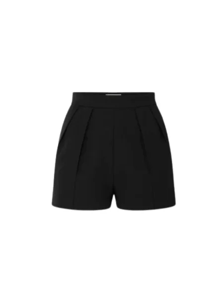 Szorty Elisabetta Franchi z logo czarne
