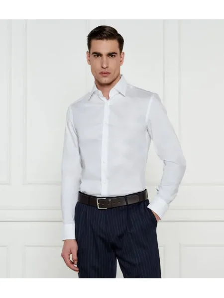BOSS BLACK Cămașă | Slim Fit alb