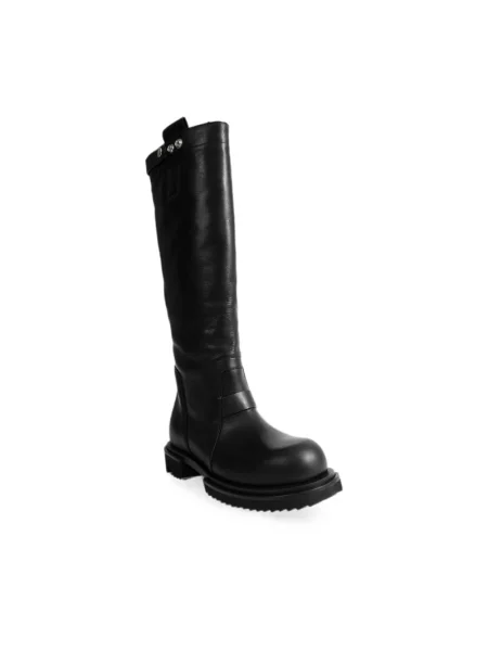 Kozaki Rick Owens skórzane czarne