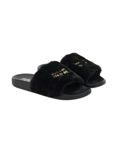 Klapki Versace Jeans Couture czarne