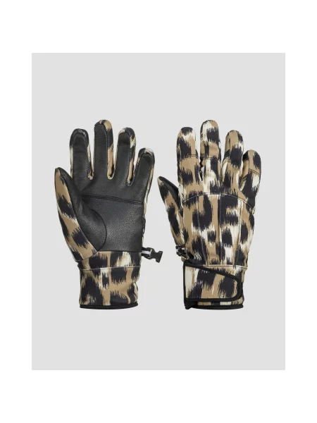 Fusalp rękawice narciarskie brązowe
