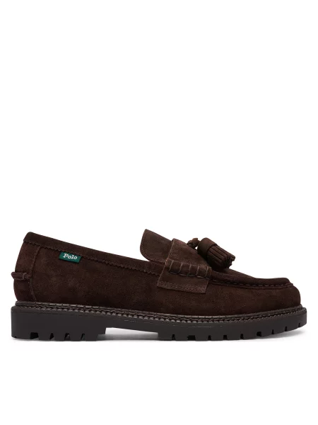 Pantofi loafer Polo Ralph Lauren maro