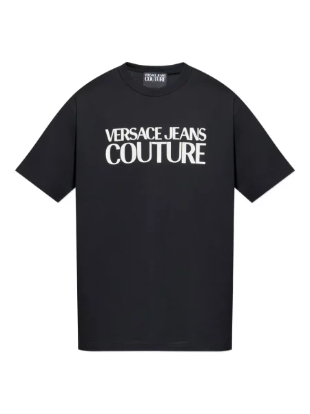 Tricou Versace Jeans Couture cu imagine negru