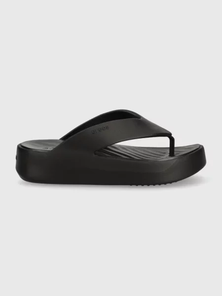 В'єтнамки Crocs Gataway Platform Flip на платформі чорний