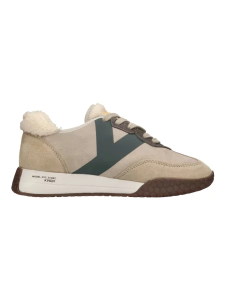 Sneakersy Kehnoo zamszowe beżowe