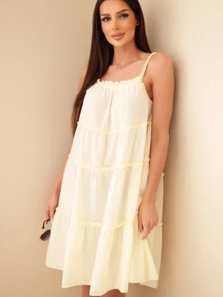 Sukienka z falbankami Kesi Włoski z falbankami