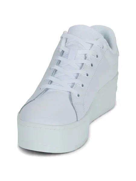 Sneakerși Tommy Jeans din piele alb