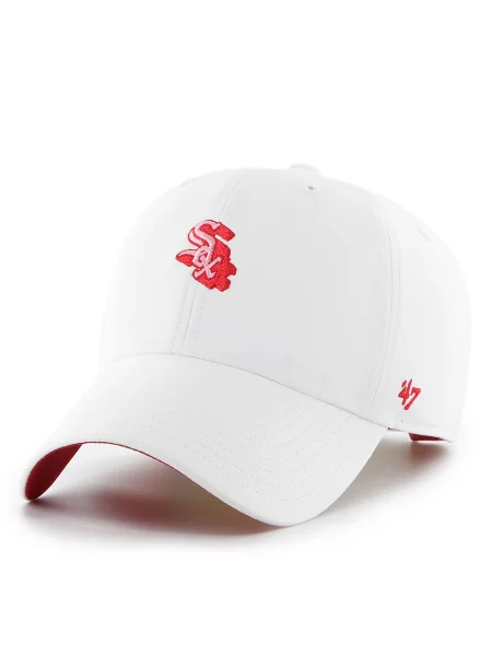 47 Brand Kepurė su snapeliu MLB Chicago balta