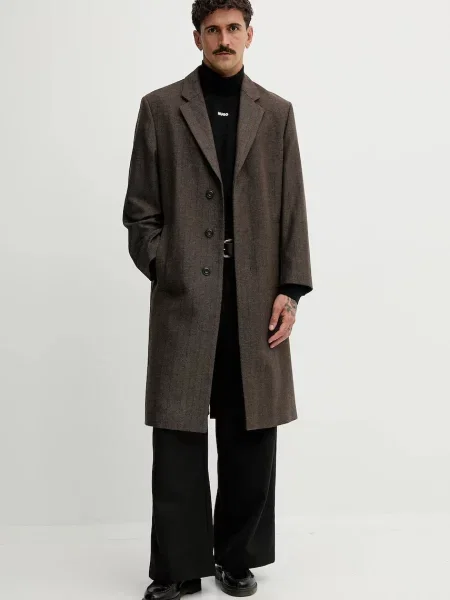 Однотонный лонгслив Hugo черный