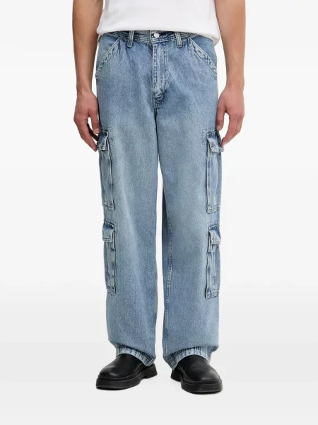 Cămașă de blugi Levi's® cu talie înaltă albastru