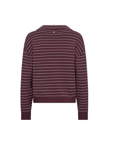 Dzianinowy sweter Mos Mosh czerwony