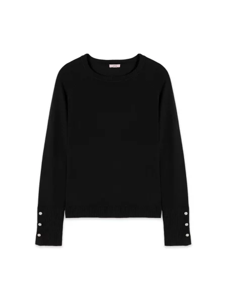 Sweter Oltre czarny