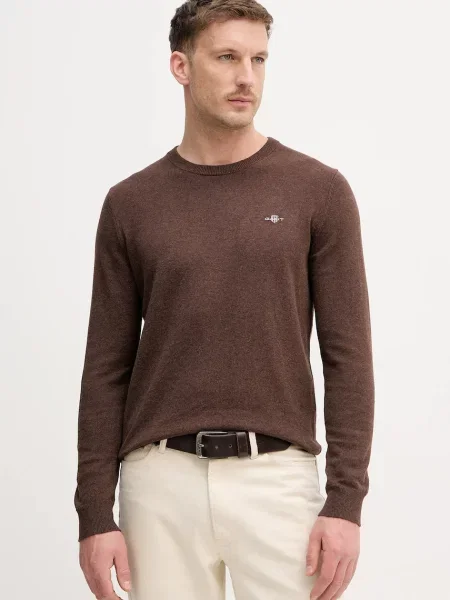 Gant sweter brązowy
