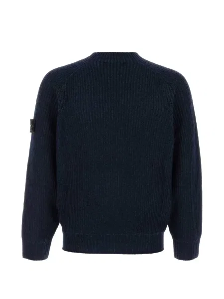 Pulover Stone Island cu strasuri albastru