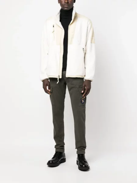 Pantaloni cargo Alpha Industries cu autograf gri