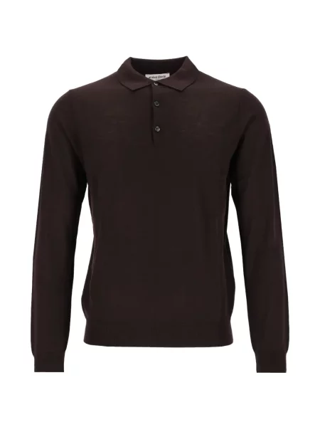 Tricou polo Al Duca D’aosta 1902 de lână maro