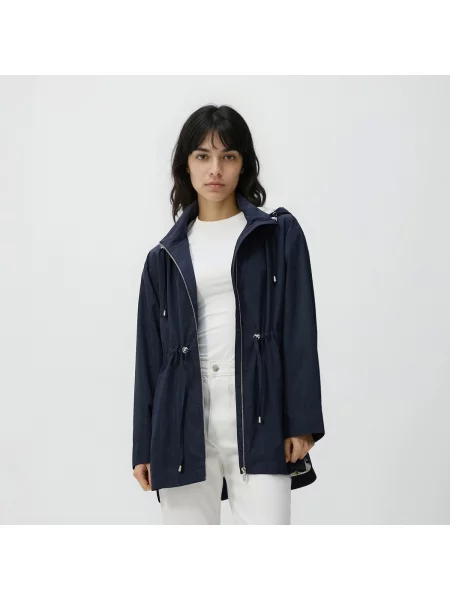 Reserved Bunda parka s kapucí tmavomodrá