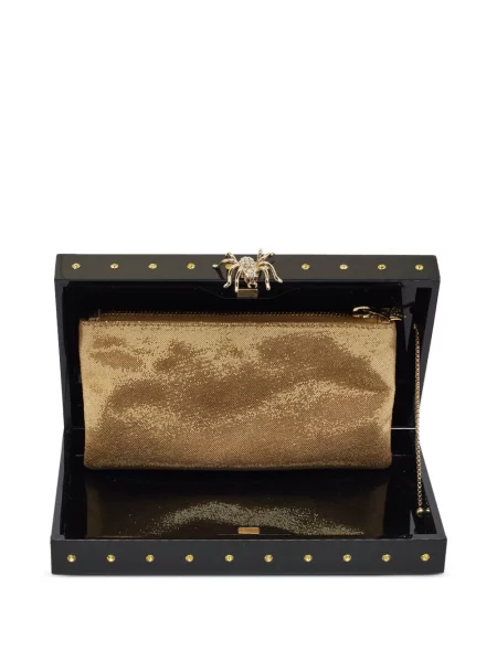 Listová kabelka Charlotte Olympia čierna