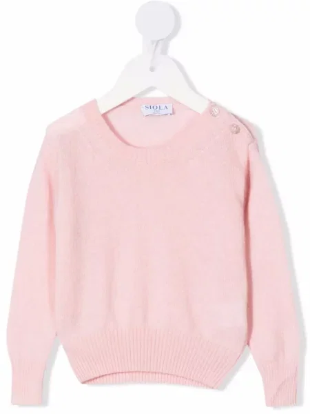 Sweter dziecięcy Siola różowy