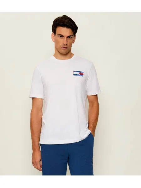 Tommy Hilfiger Tricou Brand Love alb