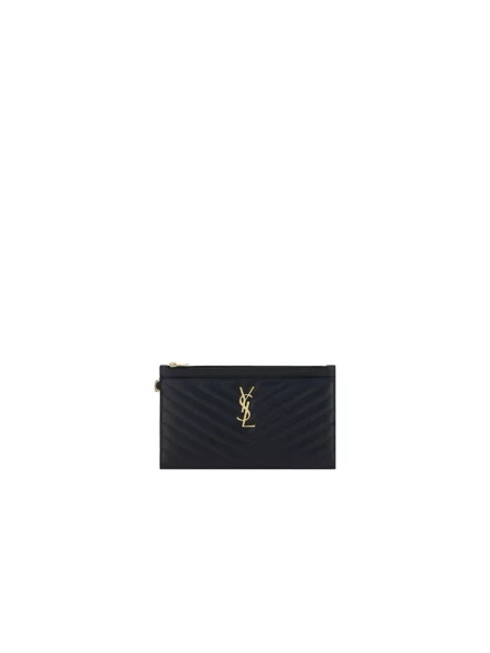 Torebka Saint Laurent skórzana czarna
