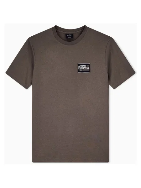 Košeľa Armani Exchange hnedá