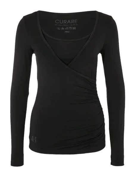 CURARE Yogawear Tricou funcțional Flow' negru