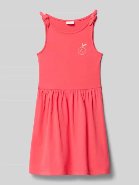 Rozkloszowana sukienka casualowa z mieszanki bawełny S.oliver Red Label