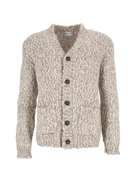 Cardigan Settefili Cashmere din cașmir maro