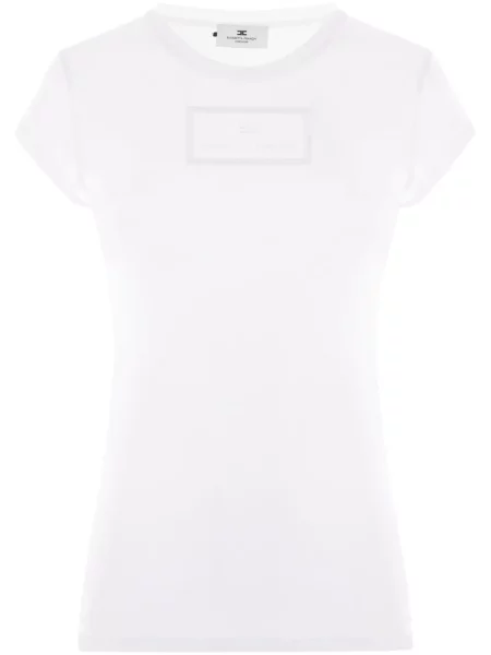 Tricou Elisabetta Franchi cu imagine alb