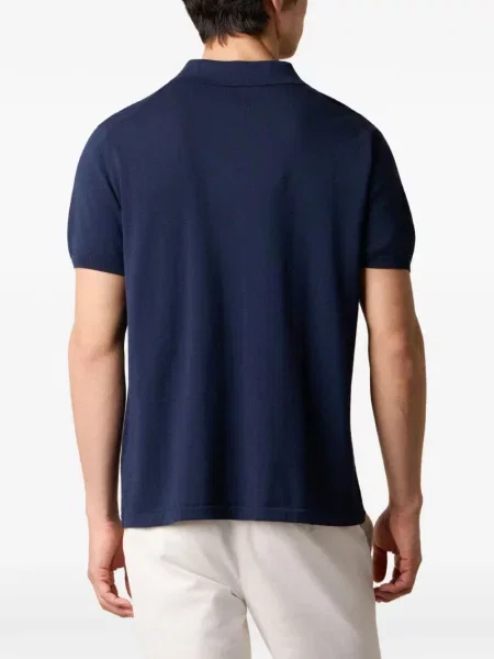 Kötött pólóing Brooks Brothers kék