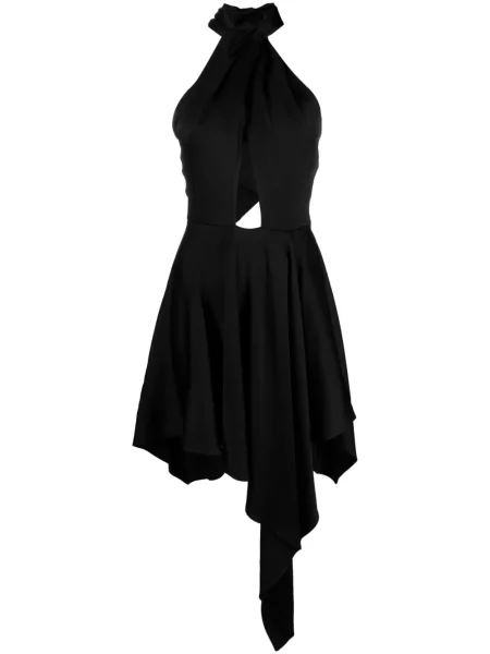 Rochie Stella Mccartney cu gât halter de costum negru