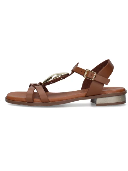 Pantofi Oh My Sandals maro