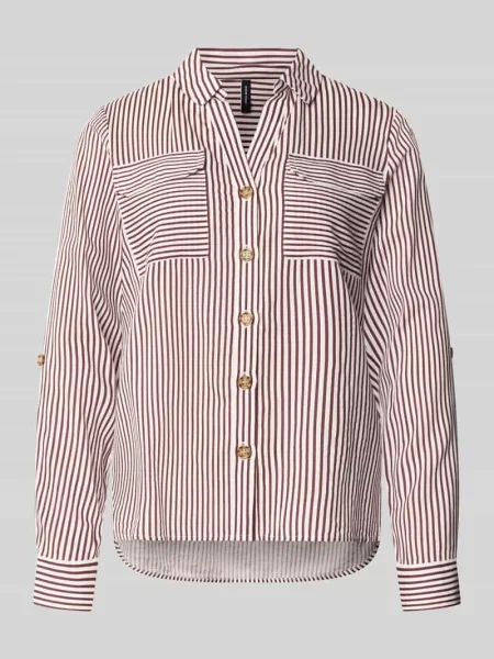 Bluzka z długim rękawem o kroju regular fit z czystej model BUMPY' Vero Moda