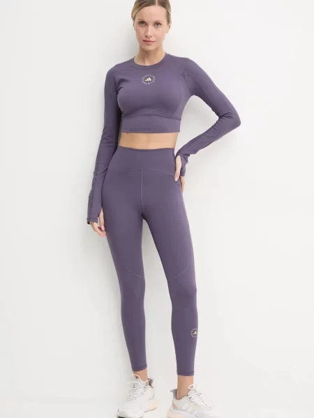 Лонгслів для тренувань adidas by Stella McCartney TrueStrenght фіолетовий