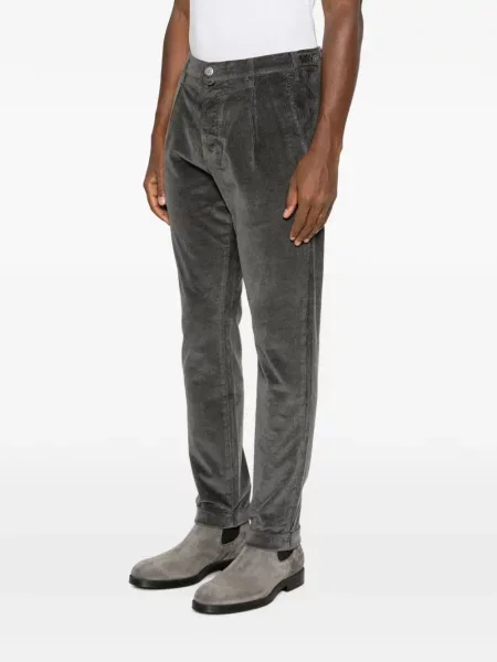 Pantaloni Jacob Cohën de catifea cord gri
