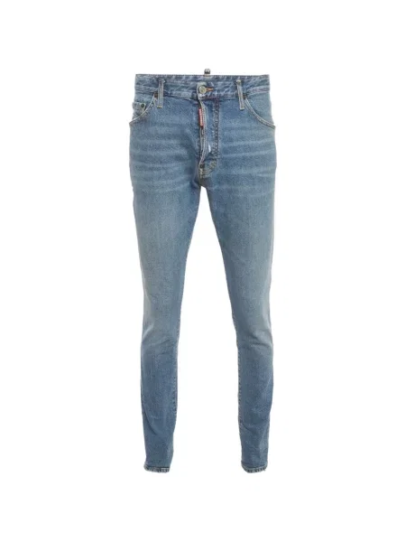 Blugi Dsquared2 zdrențuiți albastru